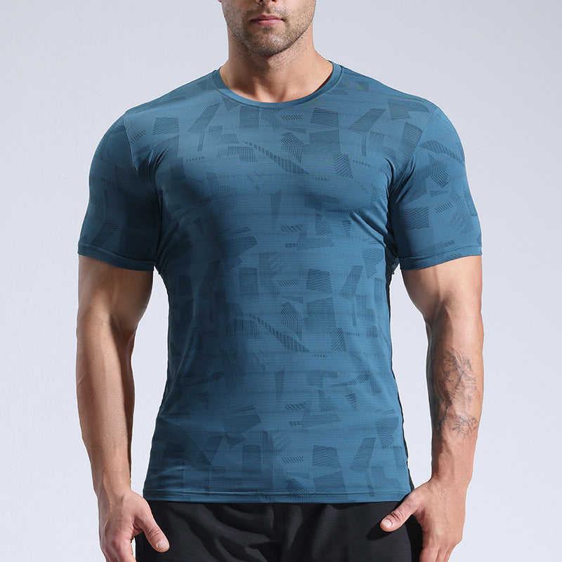 2023 Nylon Ice Silk Quick-Dry Running T-Shirt for Men