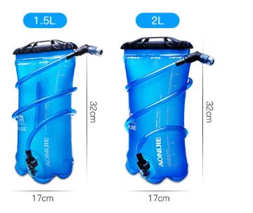 Hydration Bladder Bag 1.5L/2L - Dark Blue | Sports, Running & Cycling Water Reservoir
