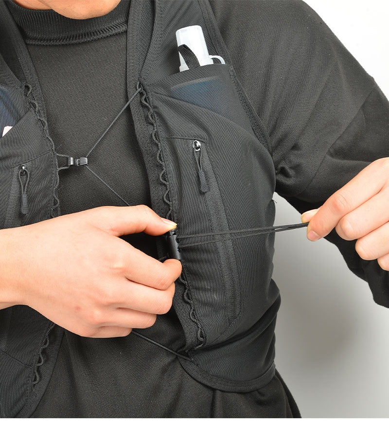 Hydration Running Vest (Unisex, Black)