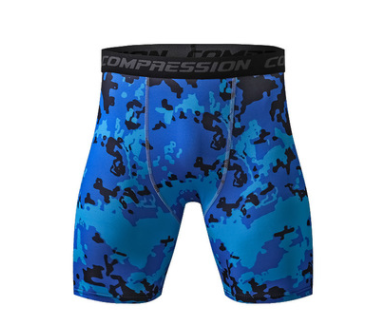 Men's Compression Running Shorts - Breathable Camouflage