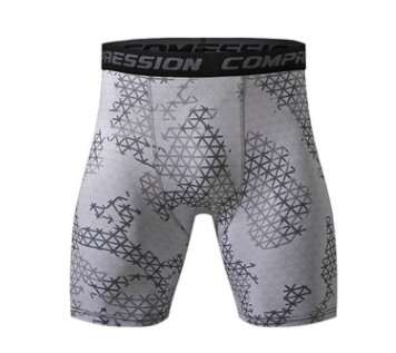 Men's Compression Running Shorts - Breathable Camouflage