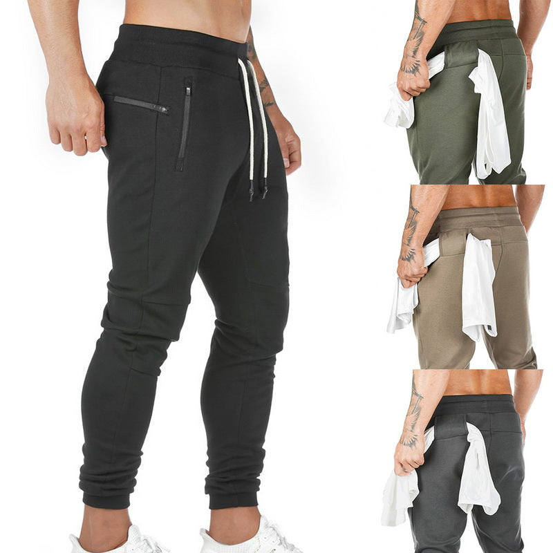 Men's Cotton Sports Pants for Gym and Running