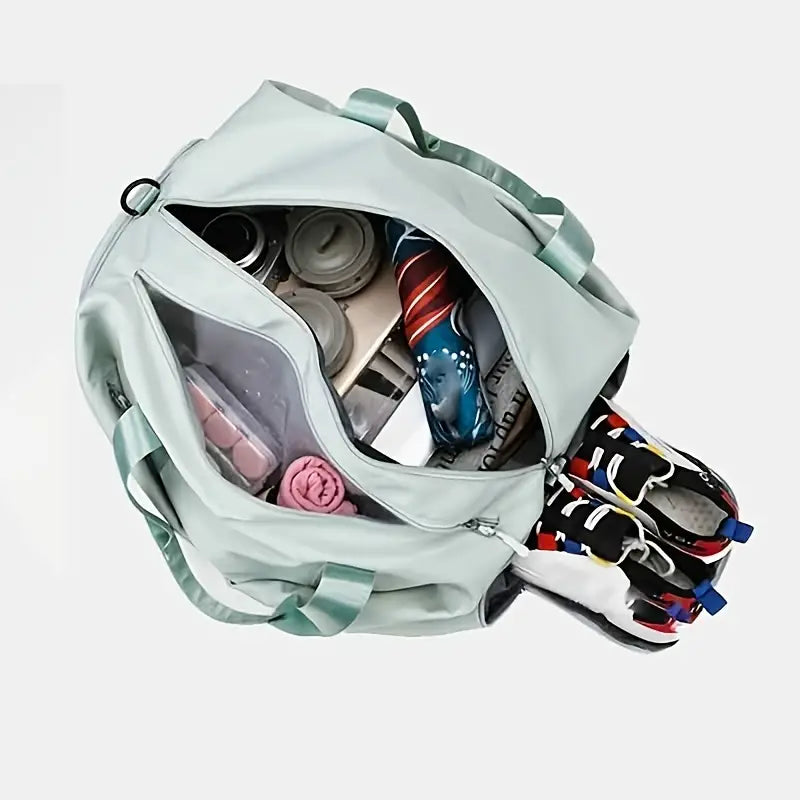 Large Capacity Lightweight Sports Duffel Bag with Shoes Compartment