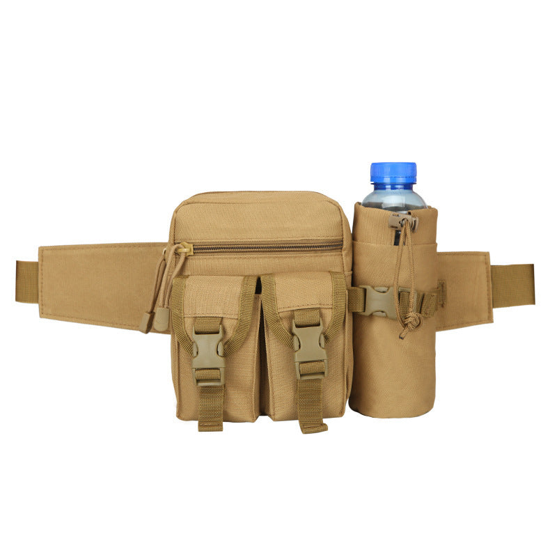 Outdoor Running Waist Bag with Tactical Water Bottle