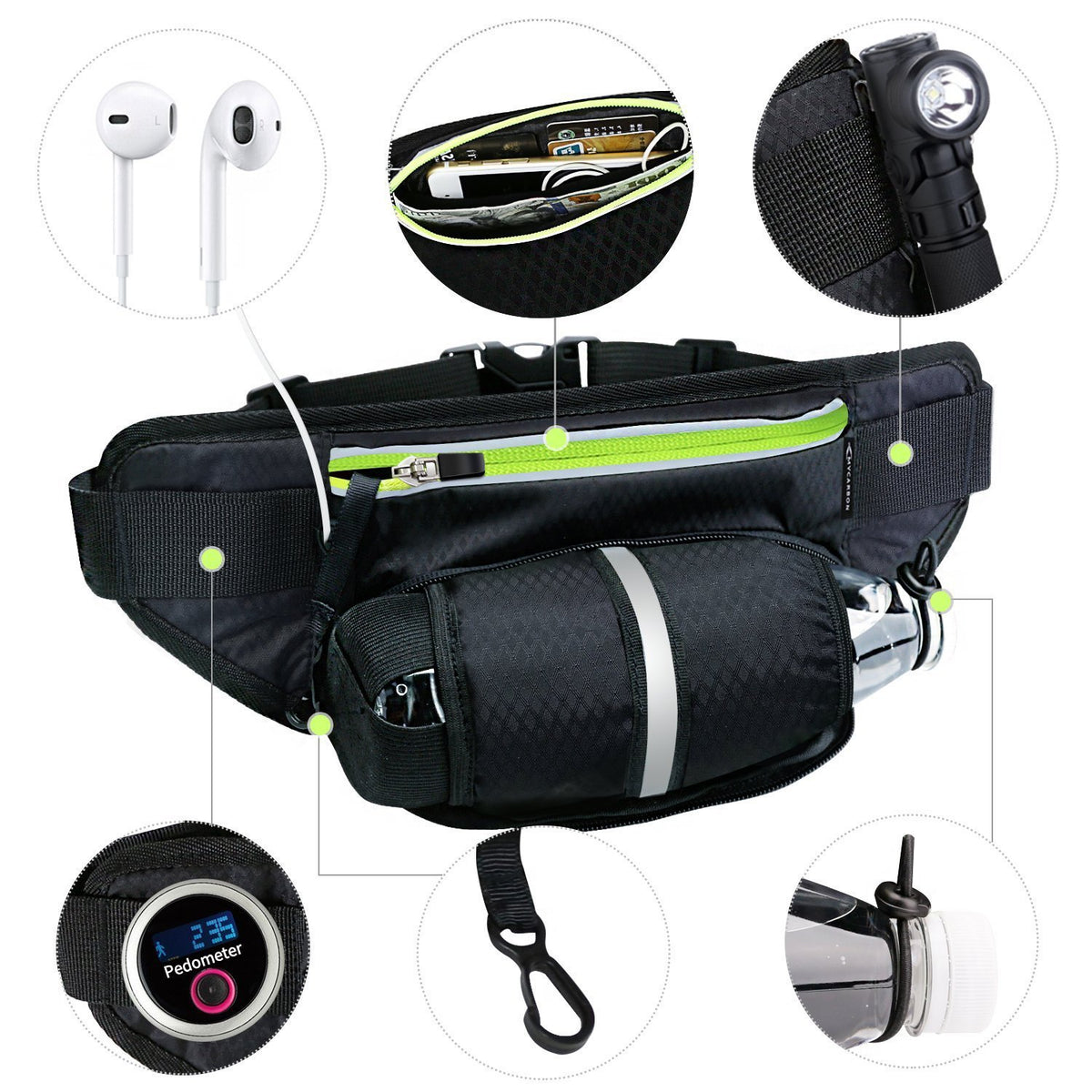 Multifunctional Sports Belt Running Waist Bag