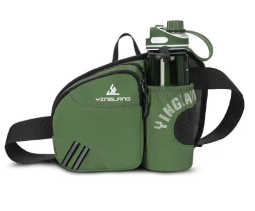 Women’s Running Waist Bag with Water Bottle Holder