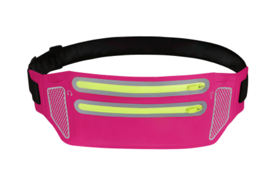 Waterproof Sports Running Waist Bag with Reflective Tape