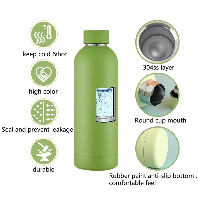 Watersy 17oz BPA-Free Stainless Steel Water Bottle