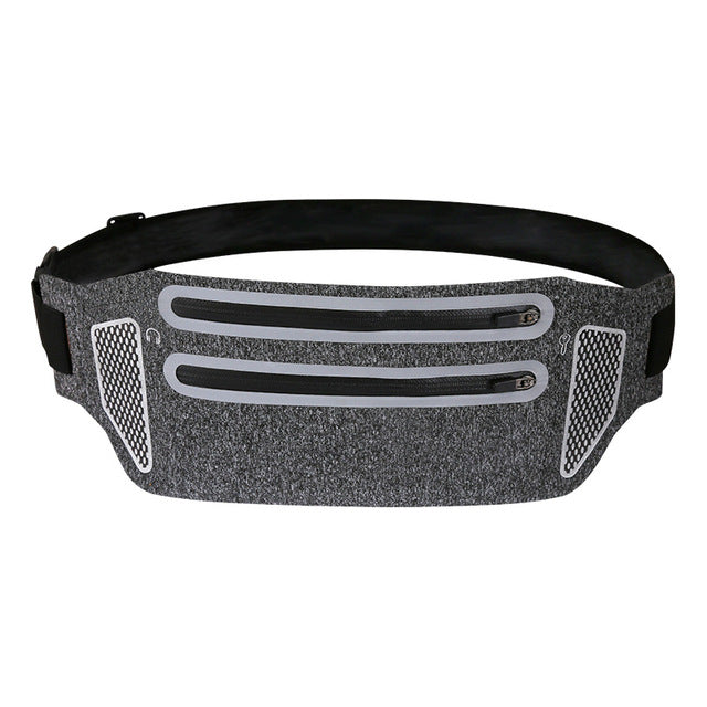 Waterproof Sports Running Waist Bag with Reflective Tape