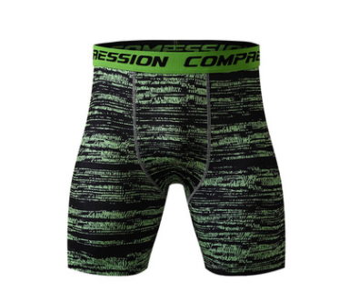 Men's Compression Running Shorts - Breathable Camouflage