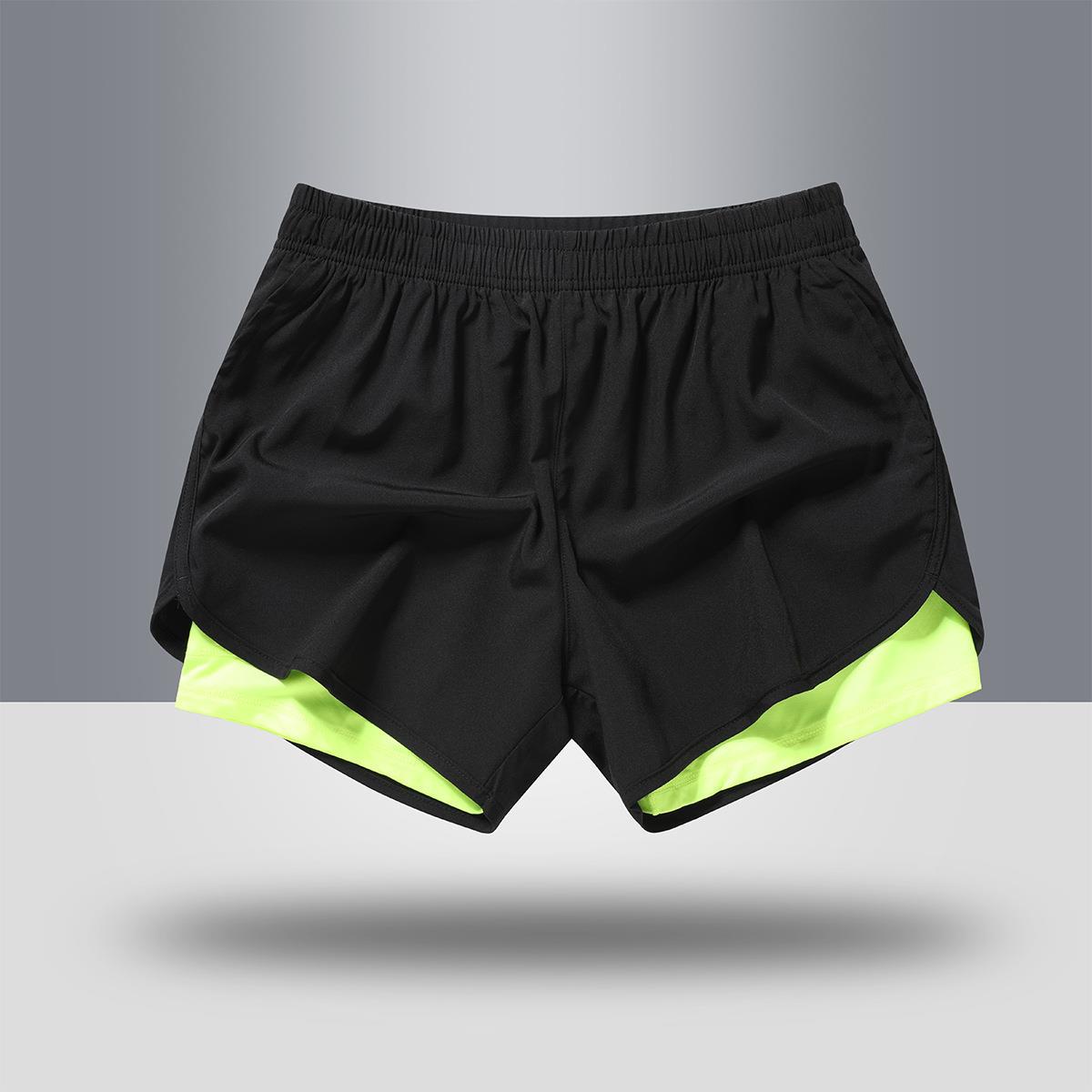 Men's Quick-Dry Running Shorts with Breathable Liner