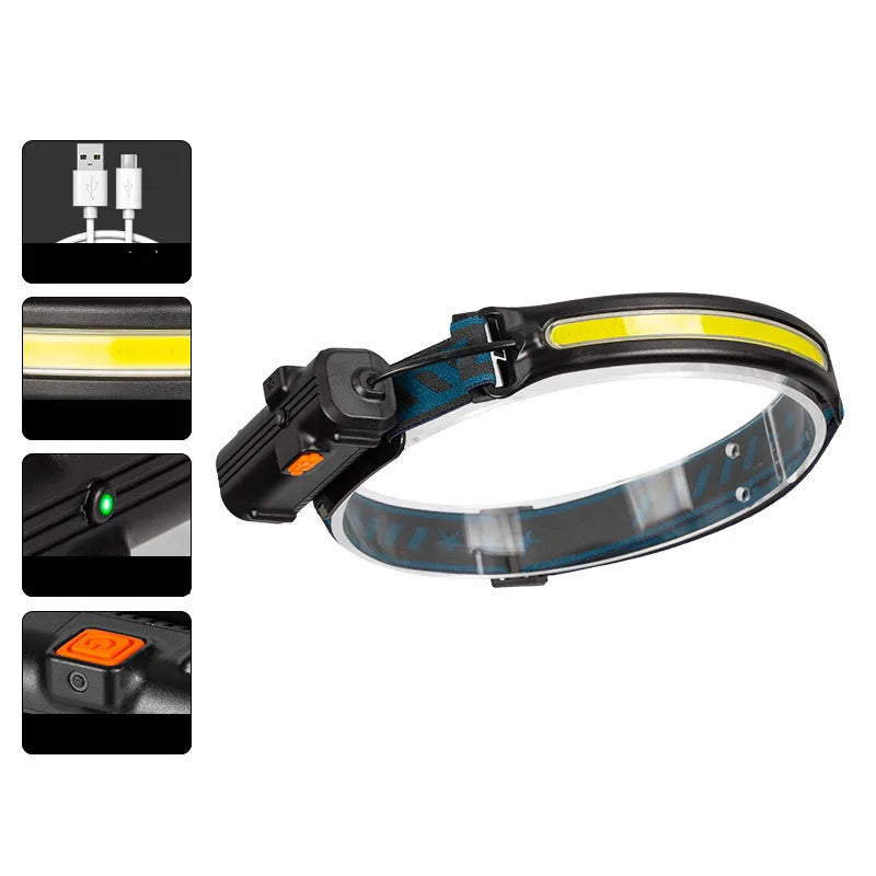 Rechargeable Light Sensor Headlamp