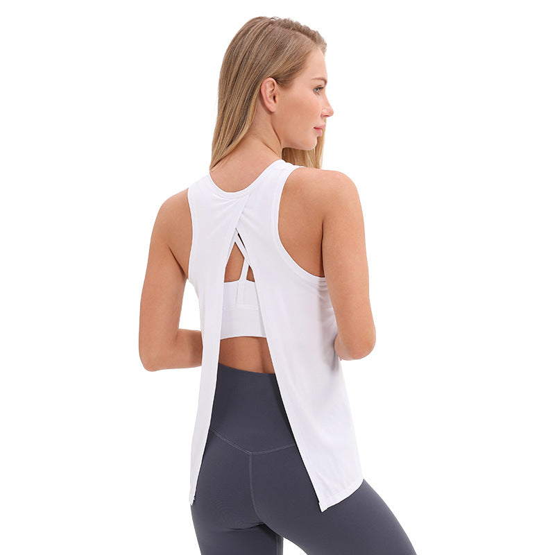 Loose Women's Yoga Top, Breathable Workout Tank
