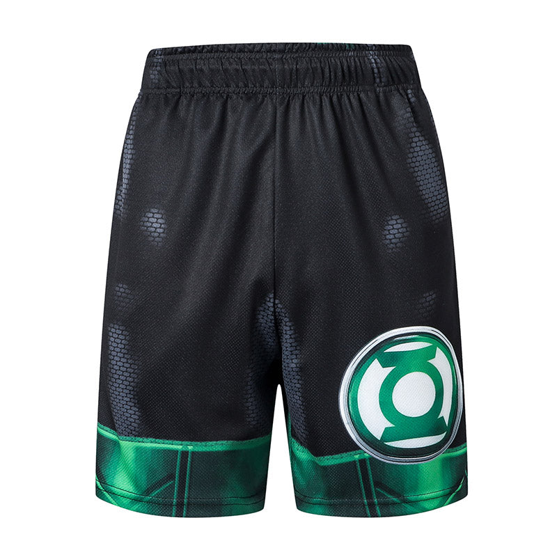 Men's Quick-Dry Zipper Sports Running Shorts