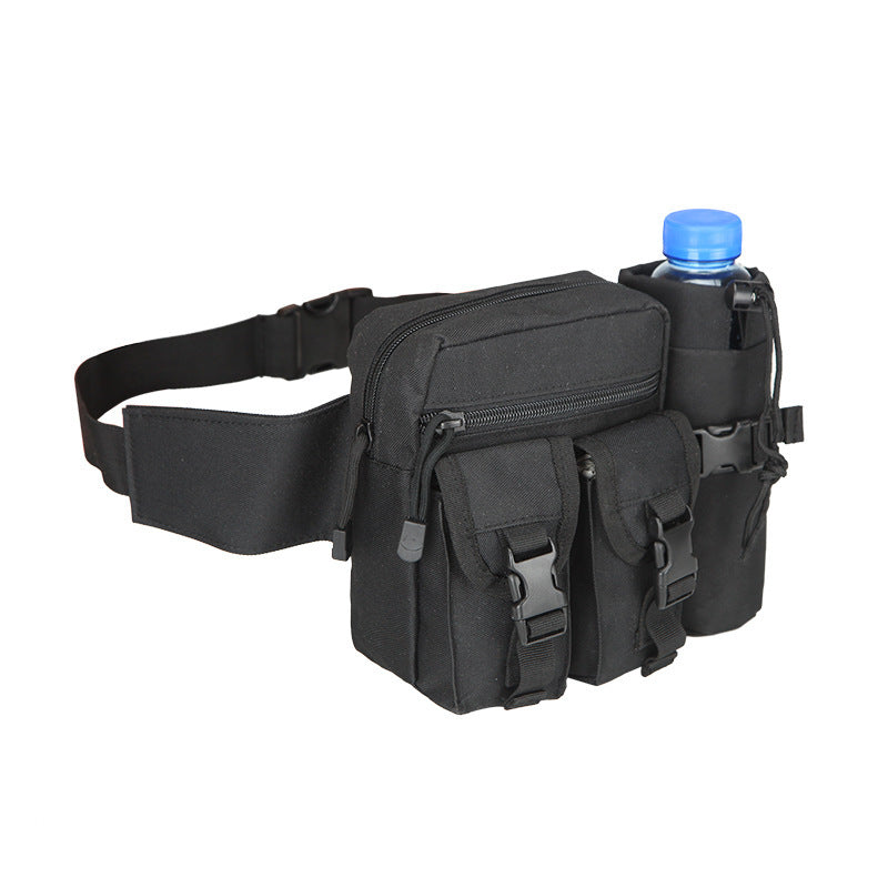 Outdoor Running Waist Bag with Tactical Water Bottle