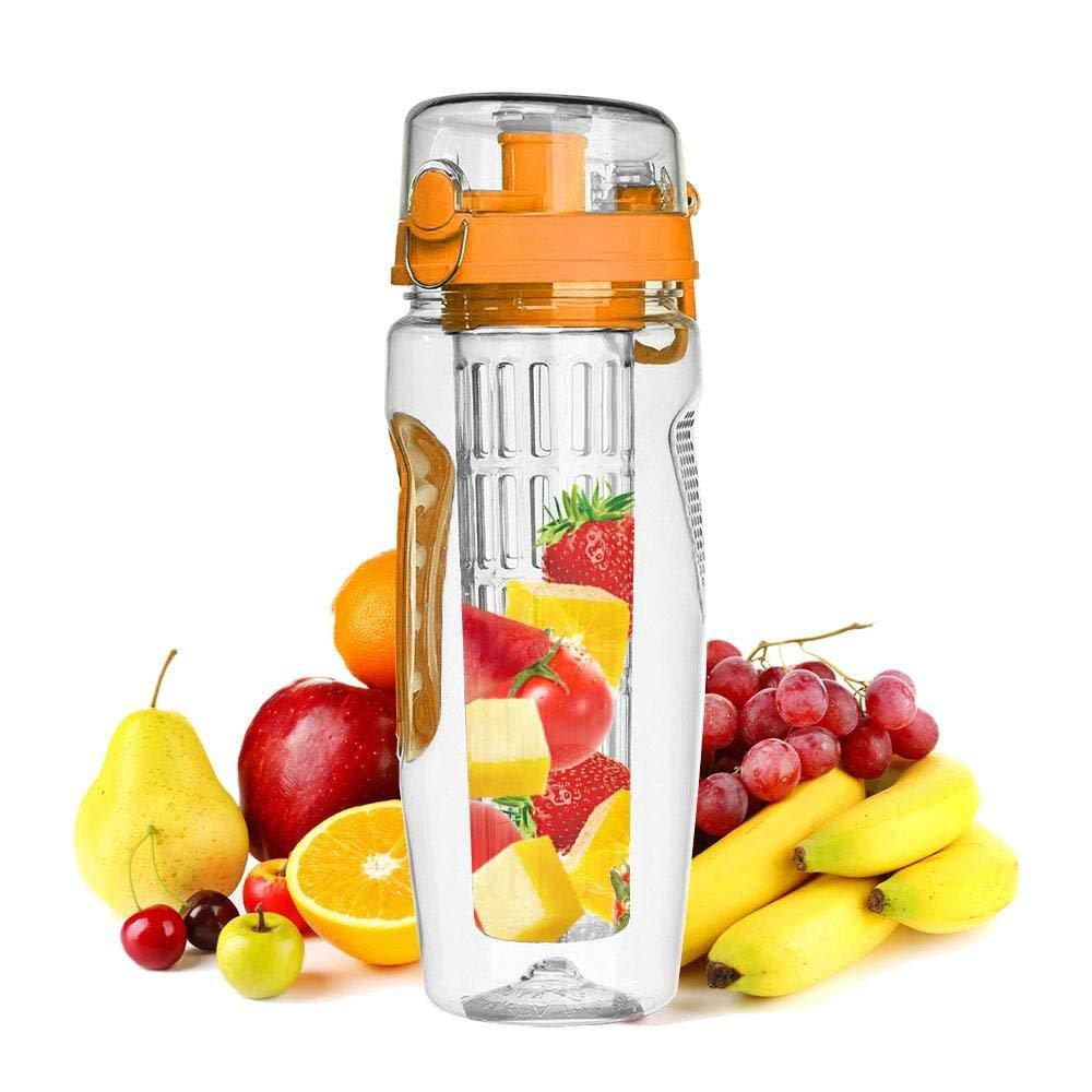 32oz Tritan Fruit Infuser Sports Water Bottle – Leakproof & BPA-Free