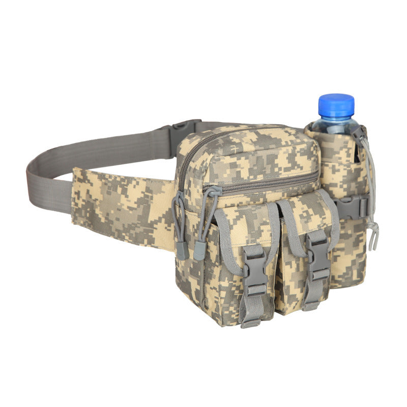Outdoor Running Waist Bag with Tactical Water Bottle