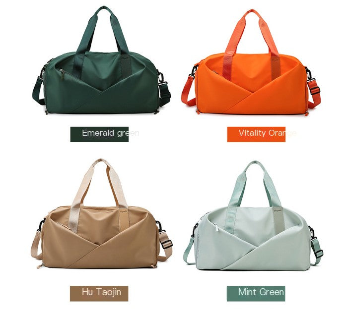 Large Capacity Lightweight Sports Duffel Bag with Shoes Compartment