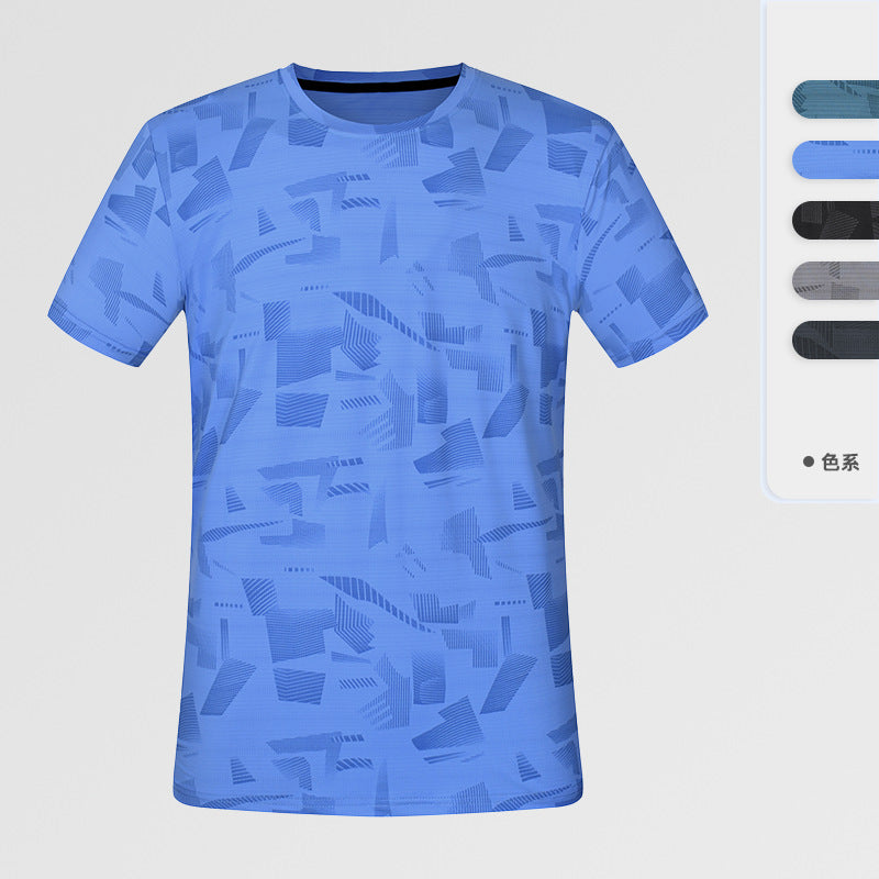 Men's Summer Quick-Dry Running T-Shirt (Nylon Blend)