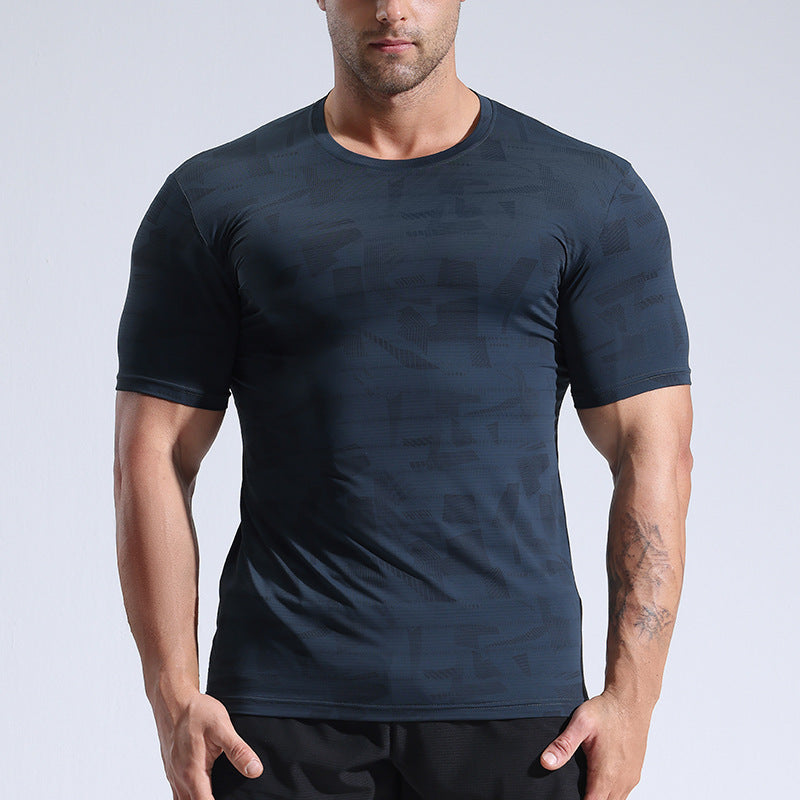 2023 Nylon Ice Silk Quick-Dry Running T-Shirt for Men
