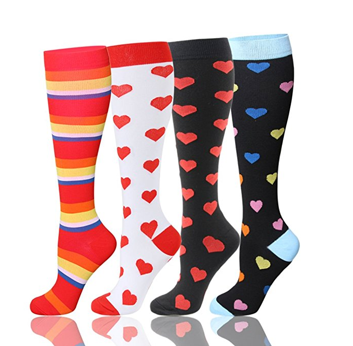Professional Long-Distance Running Compression Socks for Women