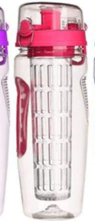 32oz Tritan Fruit Infuser Sports Water Bottle – Leakproof & BPA-Free