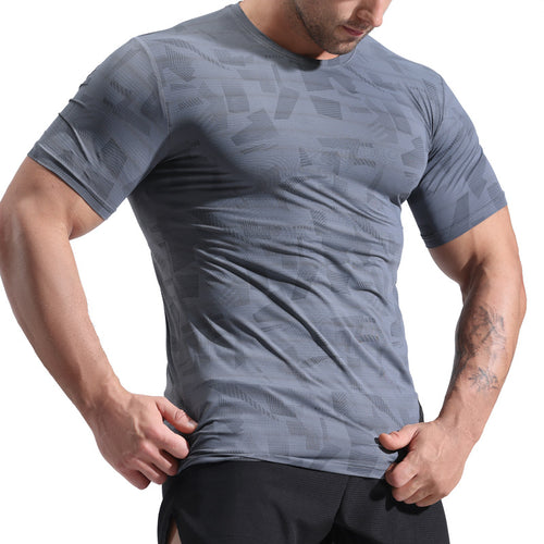 2023 Nylon Ice Silk Quick-Dry Running T-Shirt for Men