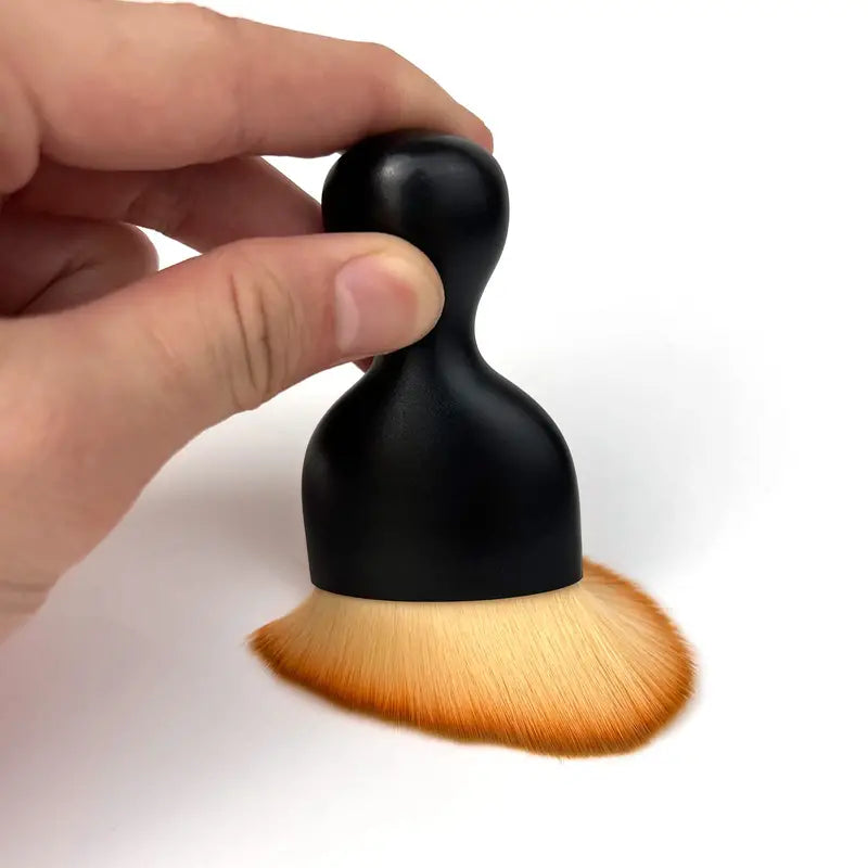 Yellow Car Interior Cleaning Brush (1pc)