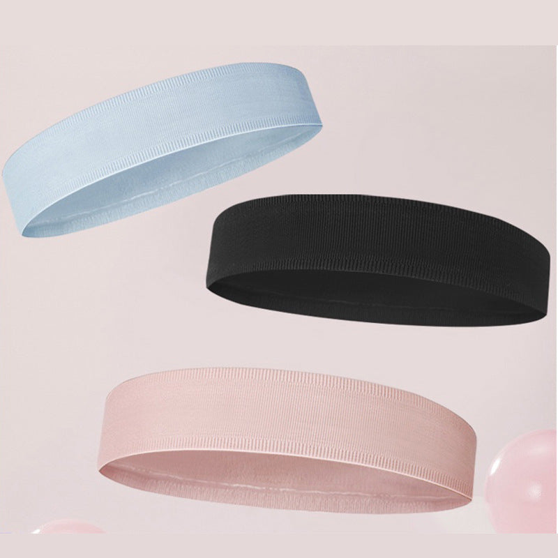 "Cooling Silicone Sweatband for Yoga and Running"