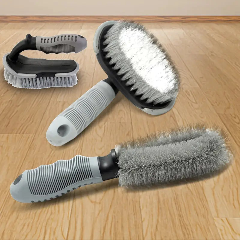 1pc Car Wheel and Rim Cleaning Brush - 9.8in