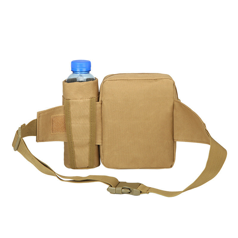 Outdoor Running Waist Bag with Tactical Water Bottle