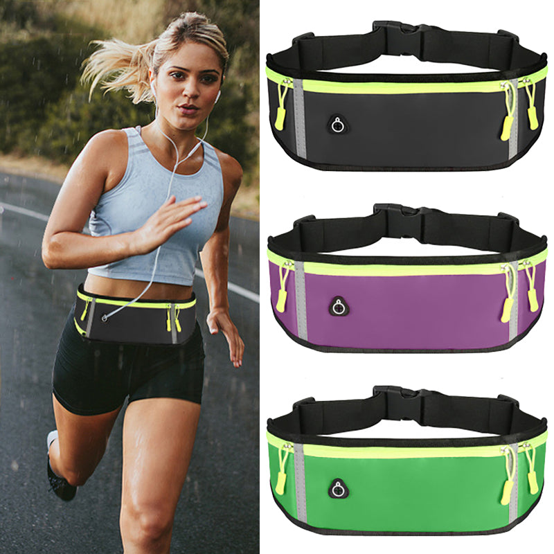 Waterproof Running Waist Bag with Reflective Tape