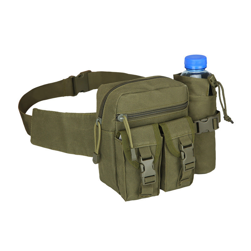 Outdoor Running Waist Bag with Tactical Water Bottle