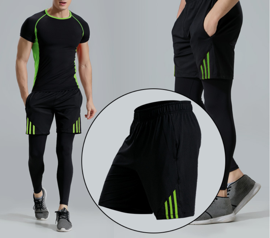 Fitness Running Shorts - Quick-Dry Tight Shorts