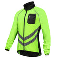 Cycling Running Windbreaker Jacket with Reflective Stripes