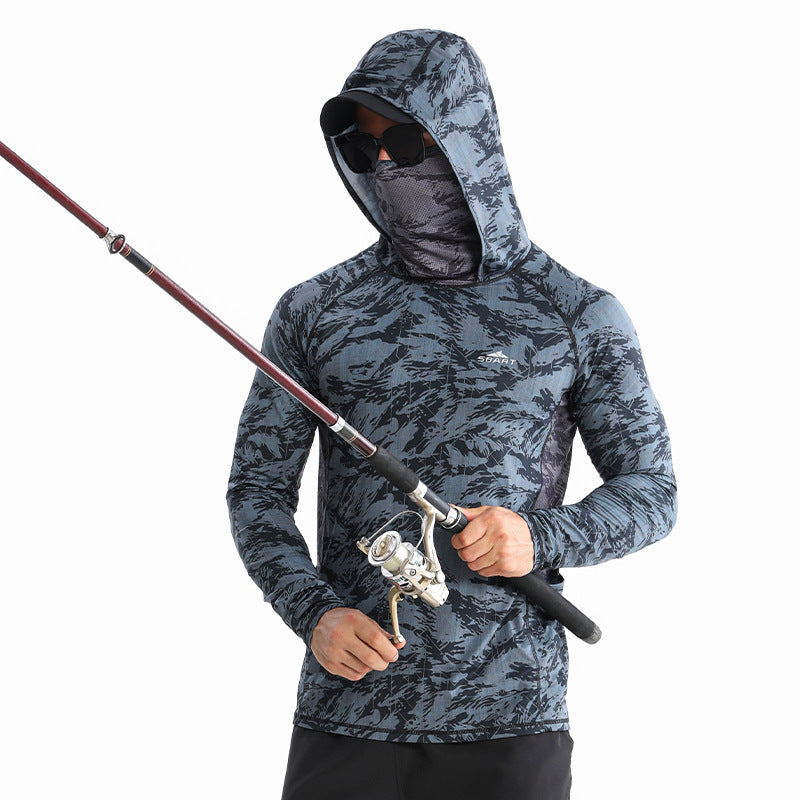 Men's Breathable Quick-Dry Sun Protection Fishing Jacket