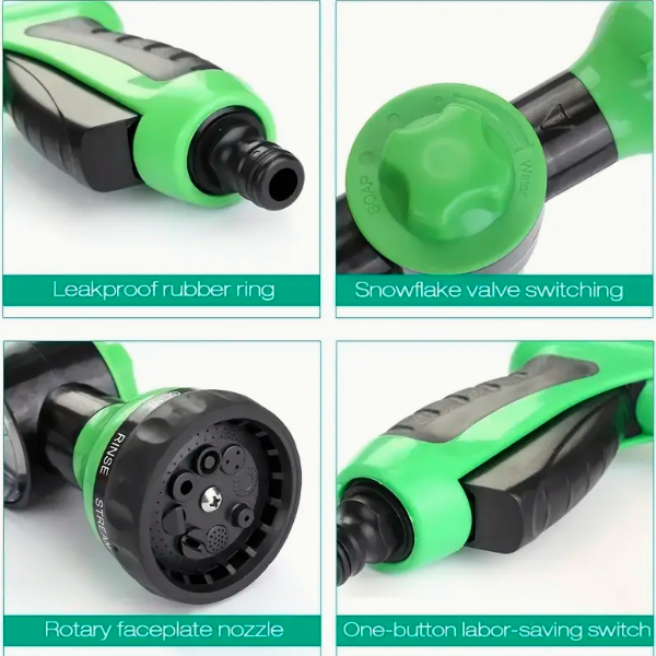 Portable High-Pressure Foam Gun for Car Cleaning