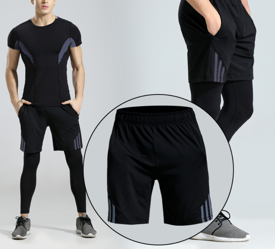 Fitness Running Shorts - Quick-Dry Tight Shorts
