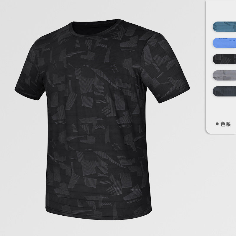 Men's Summer Quick-Dry Running T-Shirt (Nylon Blend)
