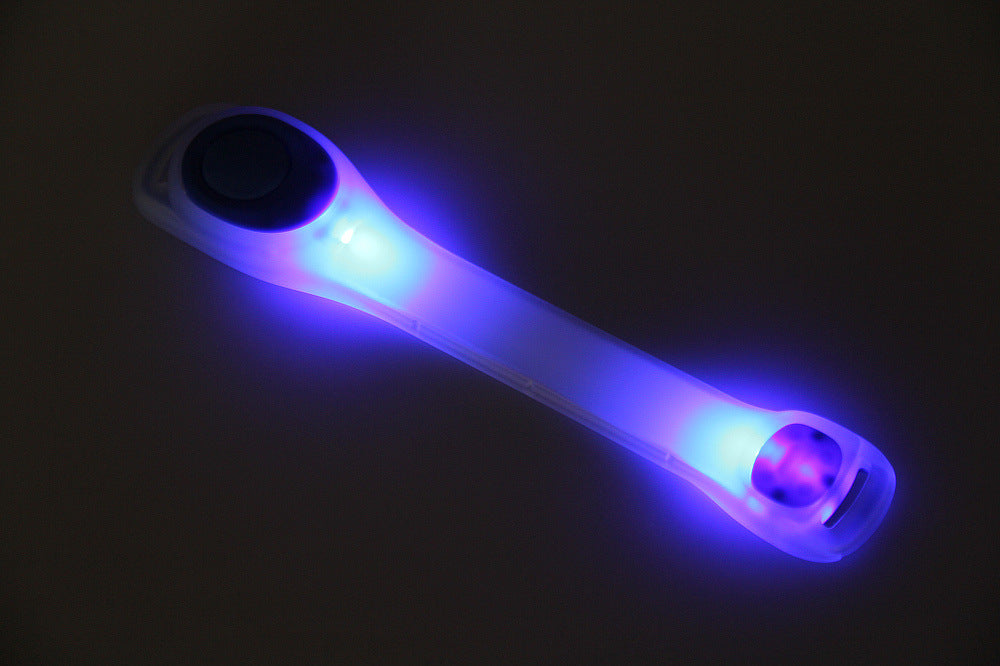 LED Running Signal Light with Glow Wristband and Reflective Arm Band