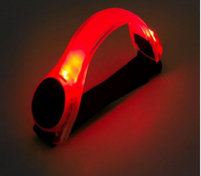 LED Running Signal Light with Glow Wristband and Reflective Arm Band