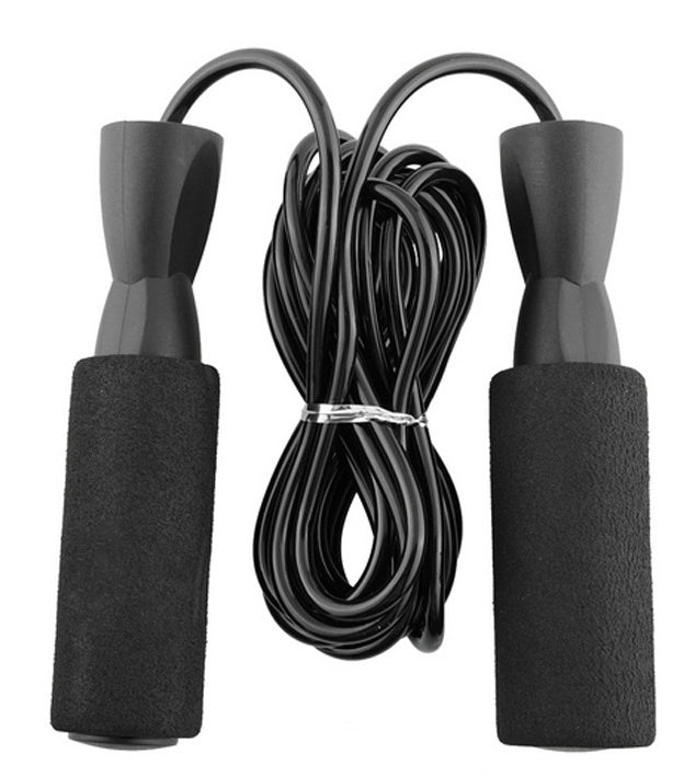Adjustable PVC Weighted Jump Rope for Fitness