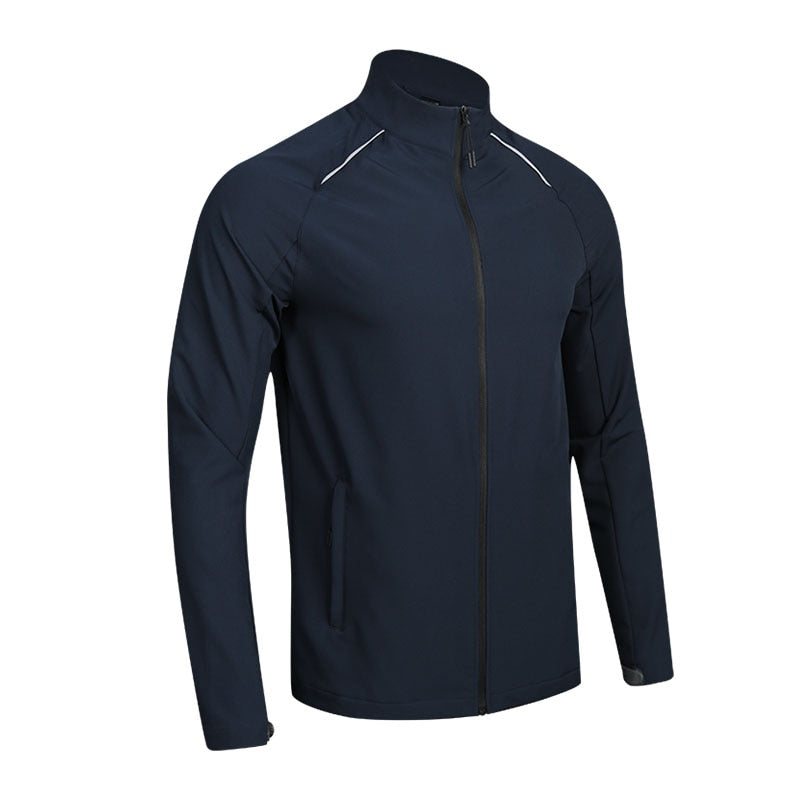 Karentea Men's Waterproof Reflective Running Jacket