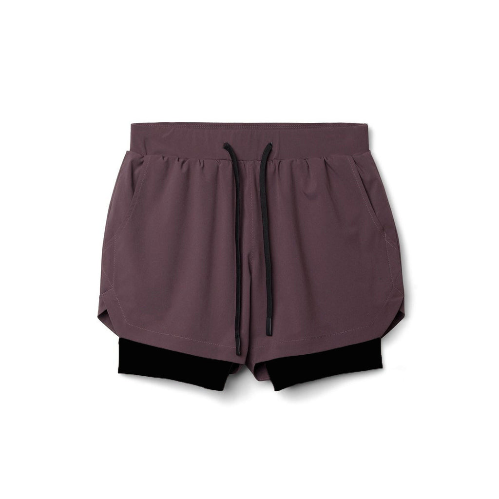 Breathable Double Layer Quick Dry Running Shorts