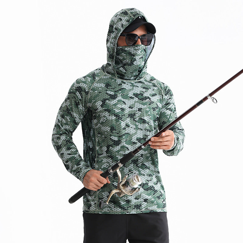 Men's Breathable Quick-Dry Sun Protection Fishing Jacket