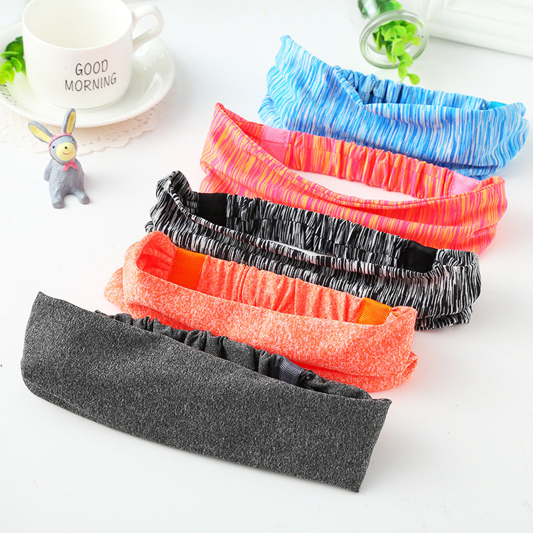 Quick-Dry Sweat-Wicking Headband for Running & Yoga