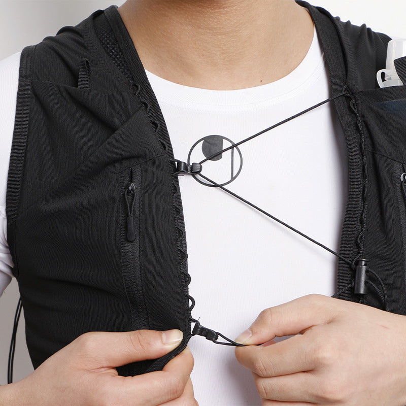 Hydration Running Vest (Unisex, Black)