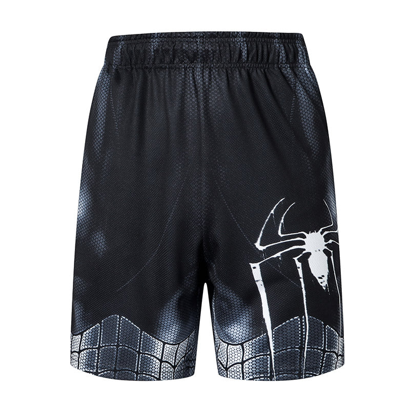 Men's Quick-Dry Zipper Sports Running Shorts