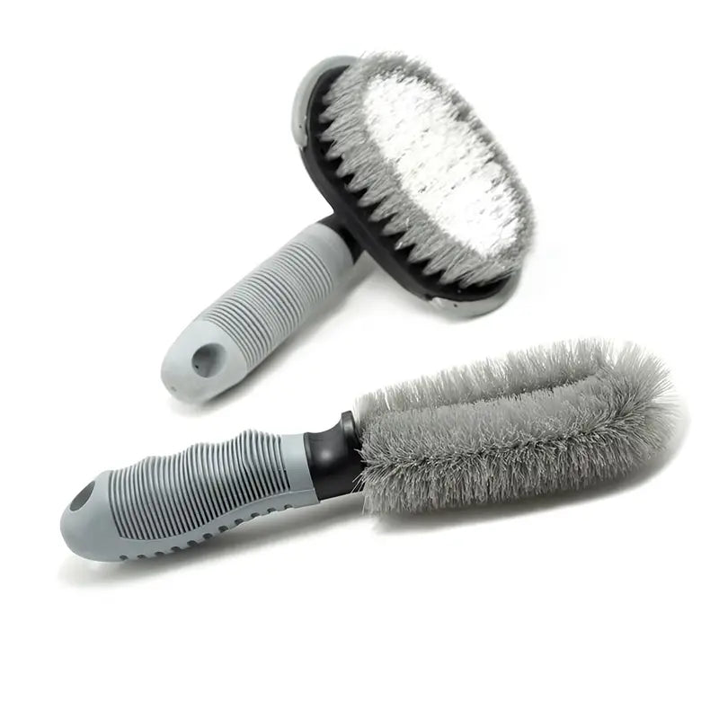 1pc Car Wheel and Rim Cleaning Brush - 9.8in