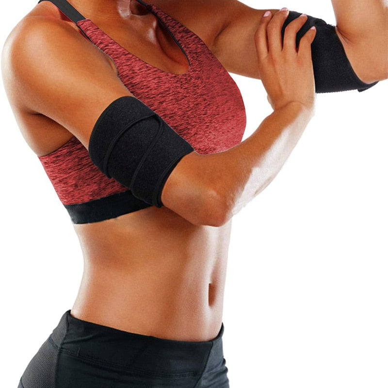Unisex Arm Sleeve for Running with Adhesive Strap